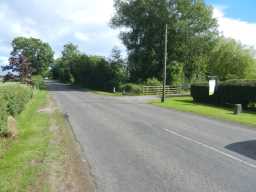 Milepost in context of the road 2017